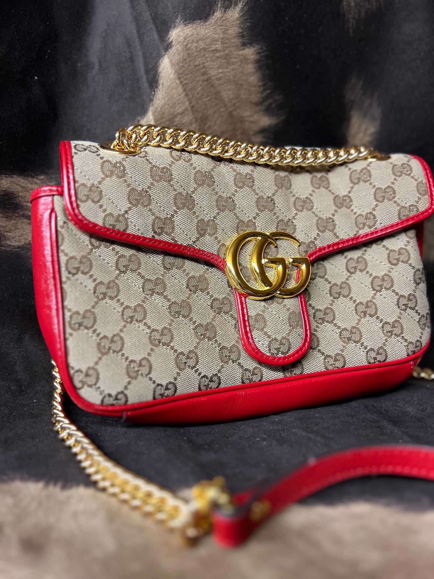 Brown & Red Purse