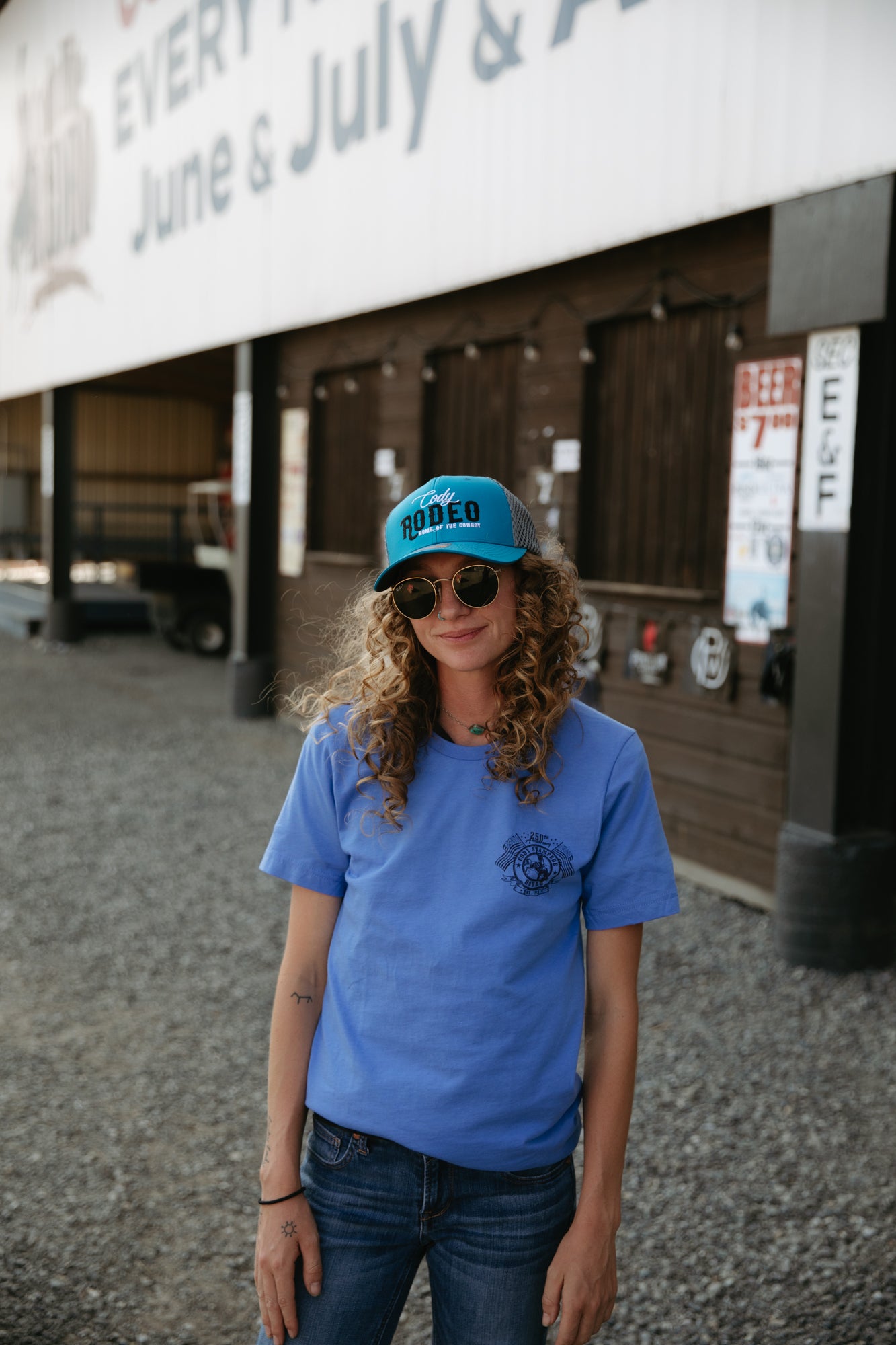 Cody Stampede Rodeo 250th T-Shirt