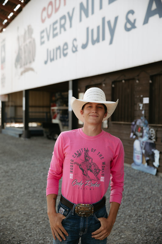 Pink Rodeo Capital of the World Long Sleeve