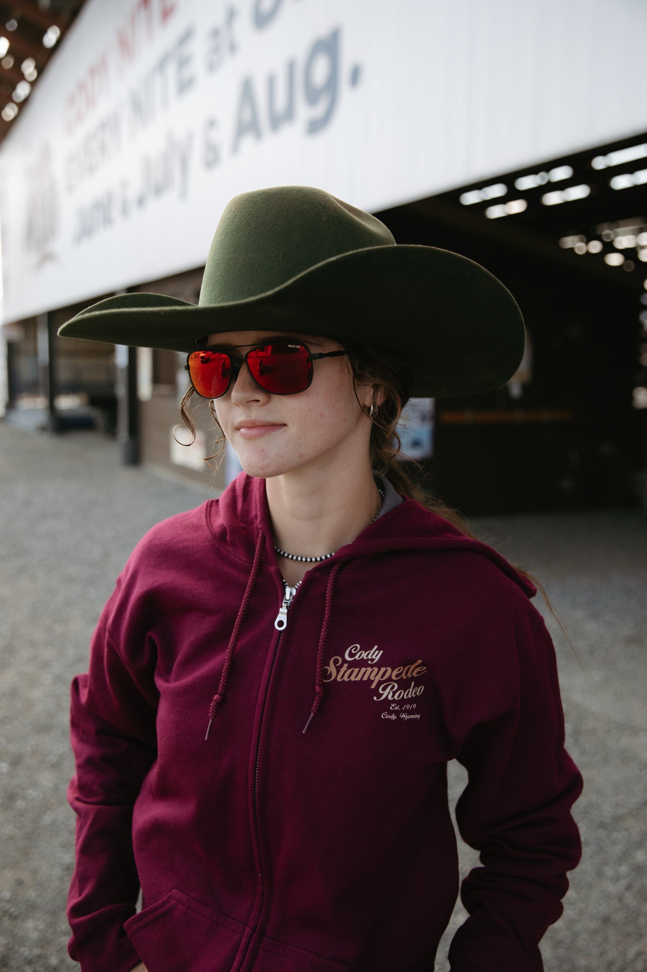 Cody Stampede Rodeo Zip-Up Hoodie