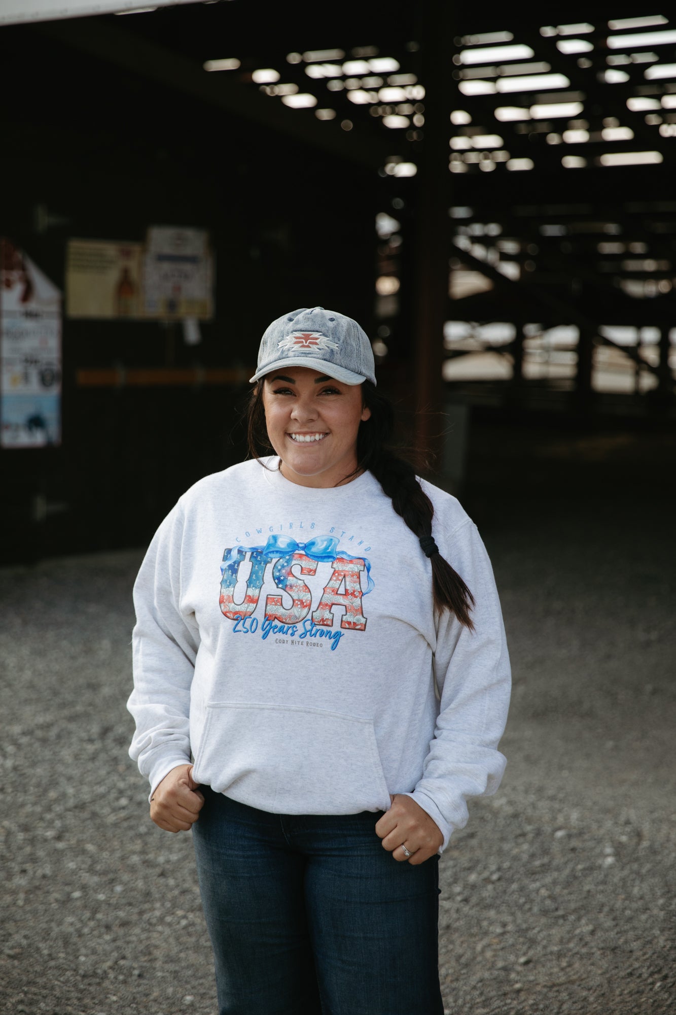 Cowgirls Stand Crewneck with Pocket