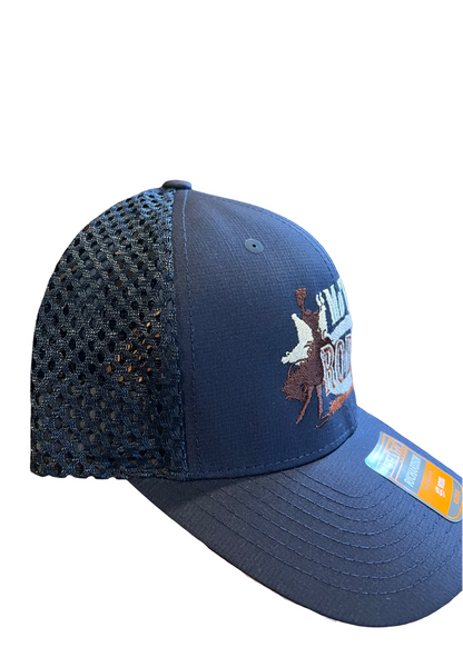 Navy "Mo" Betta Rodeo Logo Cap