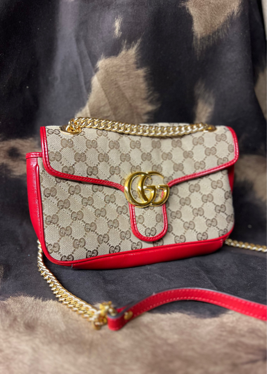 Brown & Red Purse
