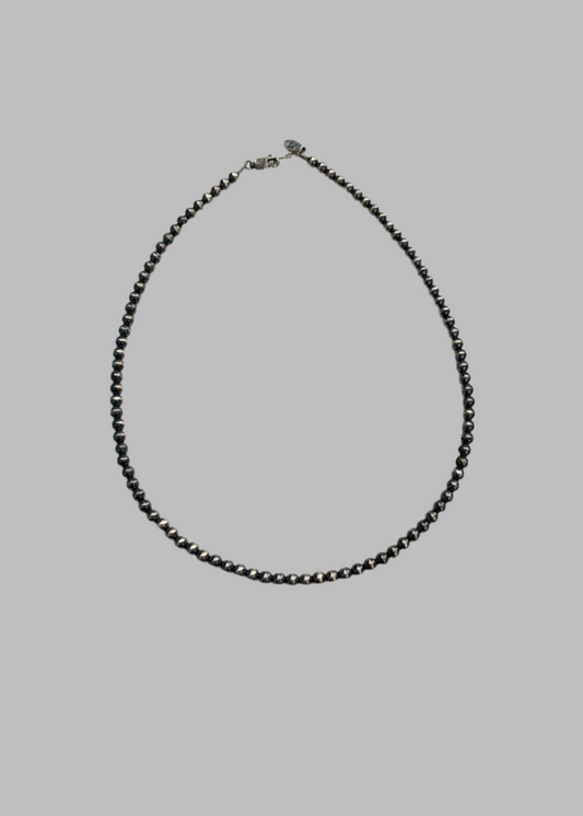 Sterling Silver Navajo Pearl Necklace