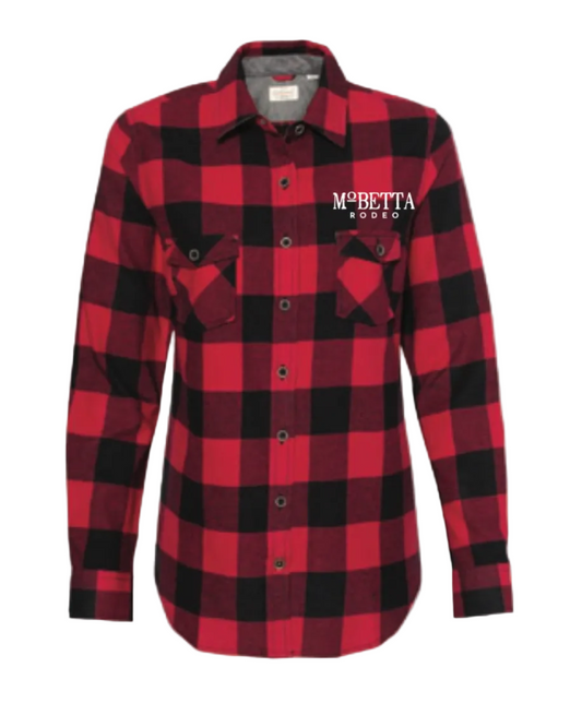 Ladies Plaid Mo Betta Rodeo Flannel