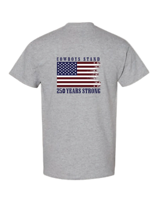 Grey Cowboys Stand T-Shirt